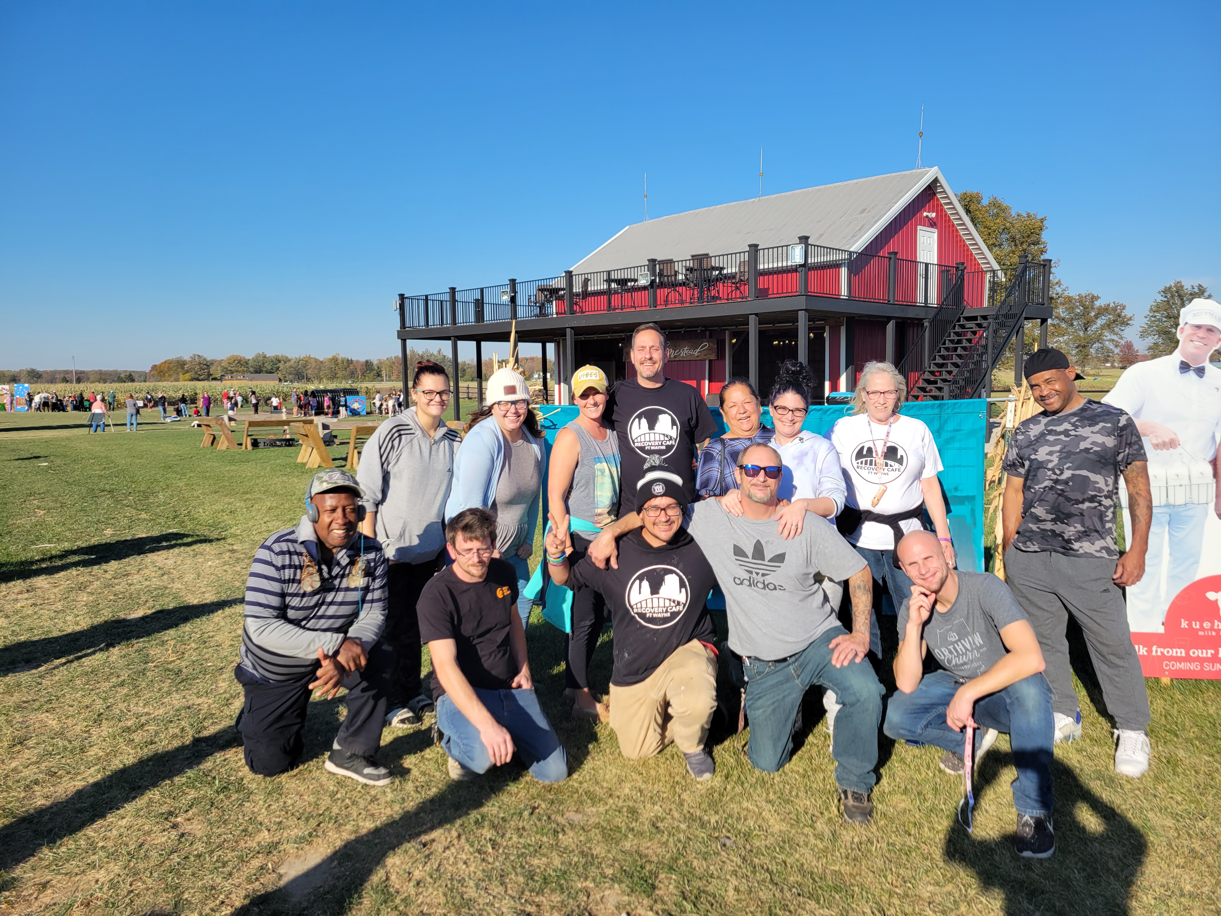 Recovery Cafe group photo.